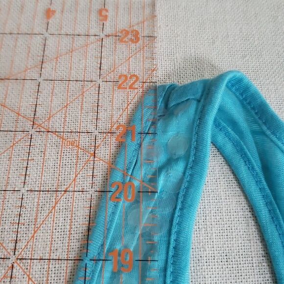 Y2K BONGO Top Juniors XL Sizzler Sol Flyaway Sequin Racerback Tank Deadstock NWT - Picture 6 of 8